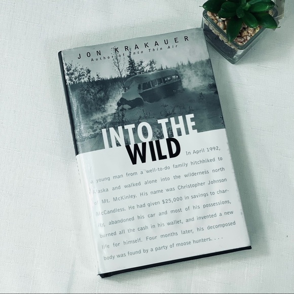 HARDCOVER BOOK  Into The Wild by Jon Krakauer college read, beach book escape - Picture 5 of 5